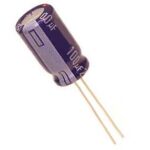 Condensador Electrolitico 22uF 100Vdc 105ºC 6,3x11mm Radial