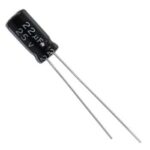 Condensador Electrolitico 22uF 25Vdc 105ºC 5x11mm Radial