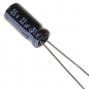 Condensador Electrolitico 22uF 35Vdc 105ºC 5x11mm Radial