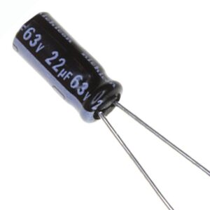 Condensador Electrolitico 22uF 63Vdc 105º 5x11mm Radial
