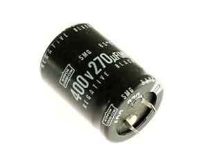 Condensador Electrolitico 270uF 400Vdc 105ºC  25x35mm 2pin