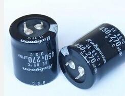 Condensador Electrolitico 270uF 450Vdc 105ºC 25.4x40mm 2Pin