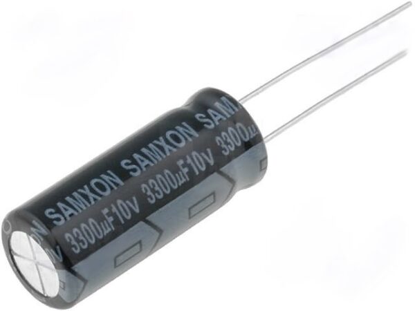 Condensador Electrolitico 3300uF 10Vdc 105ºC 10X25mm Radial
