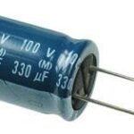 Condensador Electrolitico 330uF 100Vdc 105ºC 16x25mm Radial