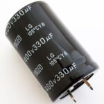 Condensador Electrolitico 330uF 400Vdc 105ºC 35x35mm 2pin