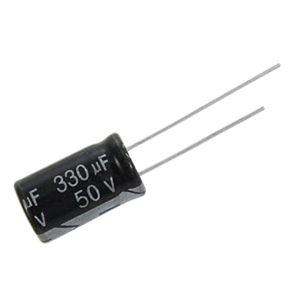 Condensador Electrolitico 330uF 50Vdc 105ºC  10x20mm Radial