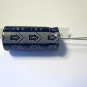 Condensador Electrolitico 4700uF 16Vdc 105ºC 16x25mm Radial