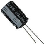 Condensador Electrolitico 470uF 100Vdc 105ºC 16x31,5mm Radial