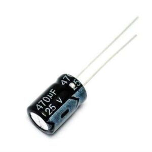Condensador Electrolitico 470uF 25Vdc 105ºC 8x12mm Radial