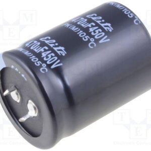 Condensador Electrolitico 470uF 450Vdc 105ºC 35x45mm 2pin