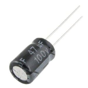 Condensador Electrolitico 47uF 100Vdc 105ºC 10x12,5mm Radial