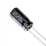 Condensador Electrolitico 47uF 25Vdc 2105ºC 5x11mm Radial