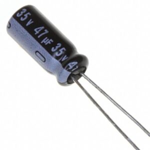 Condensador Electrolitico 47uF 35Vdc 105ºC 5x11mm Radial