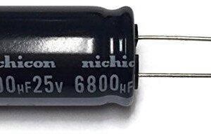 Condensador Electrolitico 6800uF 25Vdc 105ºC 18x40mm Radial