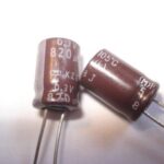 Condensador Electrolitico 820uF 6,3V 105ºC 10xx12mm  Radial