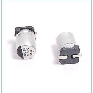 Condensador Electrolitico SMD 22uF 6,3Vdc 4x5,3mm