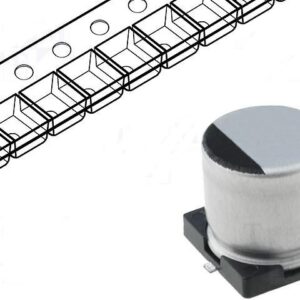 Condensador Electrolitico SMD 47uF 4Vdc medidas 5X5.5mm SMD