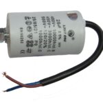 Condensador Motor 14uF 450Vac 40x70mm CABLES + torno M8