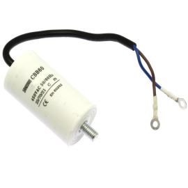 Condensador Motor 30uF 450Vac 45x95mm CABLES + torno M8