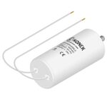 Condensador Motor 40uF 450Vac 50x100mm CABLES + torno M8 KONEK