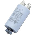 Condensador Motor 4uF 450Vac 34x69mm FASTON + torno M8