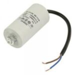 Condensador Motor 4uF 450Vac 40x70mm CABLES + torno M8