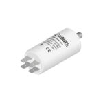 Condensador Motor 5uF 450Vac 34x65mm FASTON + Torno M8