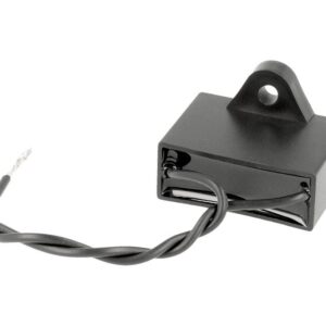 Condensador Motor 5uF 450Vac Cables Fijacion Tornillo pasante M4