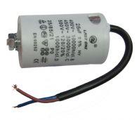 Condensador Motor 90uF 450Vac 60x120mm CABLES + torno M8