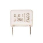 Condensador Poliester 10nF 250V  R10mm 10K