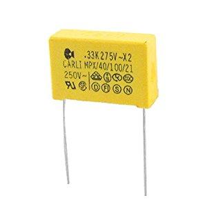 Condensador Polipropileno 330nF 275Vac x 2 Raster 15mm