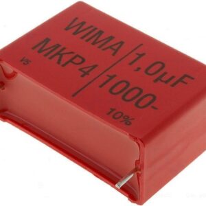 Condensador de Polipropileno 1uF 1000Vcc  R37,5mm wima
