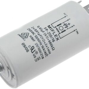 Filtro Interferencias 0,47uF+10nFx2+680K 275Vac 16A