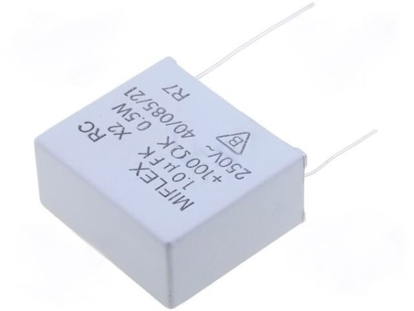 Filtro Interferencias 1uF+100R 275Vac  R27,5mm