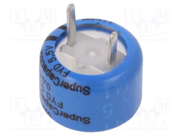 SuperCondensador Electrolitico 0,047 Faradios 5,5Vdc