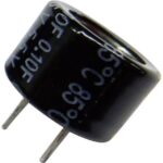 SuperCondensador Electrolitico 0,1 Faradio 5,5Vdc 13,5x6,6mm