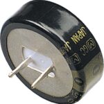 SuperCondensador Electrolitico 0,22 Faradios 5,5Vdc Radial