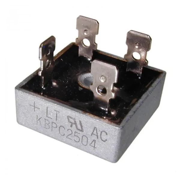Puente Rectificador 400V 25Amp FASTON KBPC2504F