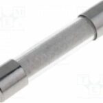 FUSIBLE LENTO 20A 250Vac 6,3x32mm Cristal Homologado