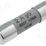 FUSIBLE aM 2A 500Vac 10x38mm Ceramica