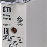 FUSIBLE gG 100A/500Vac NH1C Ceramica Industrial