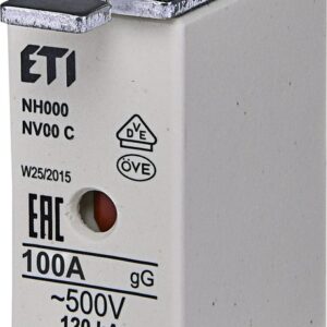 FUSIBLE gG 100A/500Vac NH1C Ceramica Industrial