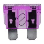 Fusible Plano Coche  3Amp 19x19mm VIOLETA