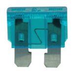 Fusible Plano Coche 15Amp 19x19mm AZUL