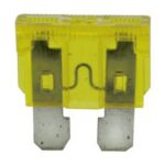 Fusible Plano Coche 20Amp 19x19mm AMARILLO