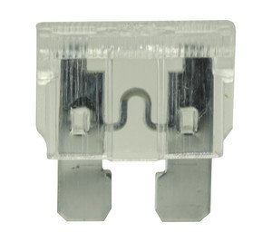 Fusible Plano Coche 25Amp 19x19mm BLANCO