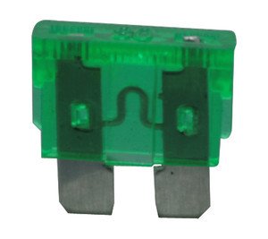 Fusible Plano Coche 30Amp 19x19mm VERDE