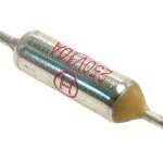 Fusible Termico 72ºC 10Amp 250Vac Axial