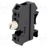 Portafusible 5x20 para Carril DIN 10Amp 800Vac