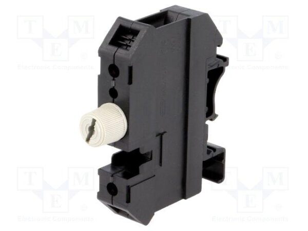 Portafusible 5x20 para Carril DIN 10Amp 800Vac